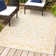 Debbe Vintage Filigree Textured Weave Cream/Yellow Indoor/Outdoor Rug