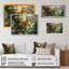 «Green Palm Tree Paradise I», reproduction sur toile-88545031-88545033