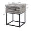 Celestial Buffet Table - Solution de rangement élégante pour la table de bout, pratique et élégante. Placage de papier fin laminé.-1607097055