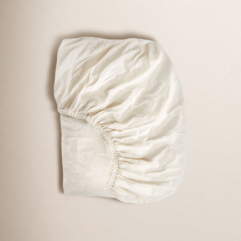 Cloud Soft Organic Sateen Fitted Sheet, California King Fitted Sheet, Seal