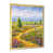 Toile avec cadre photo doré