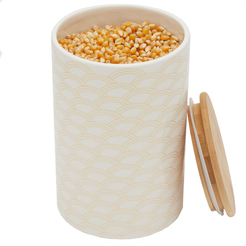 Pot de cuisine en céramique, H 7,75 po x l 5 po x P 5 po