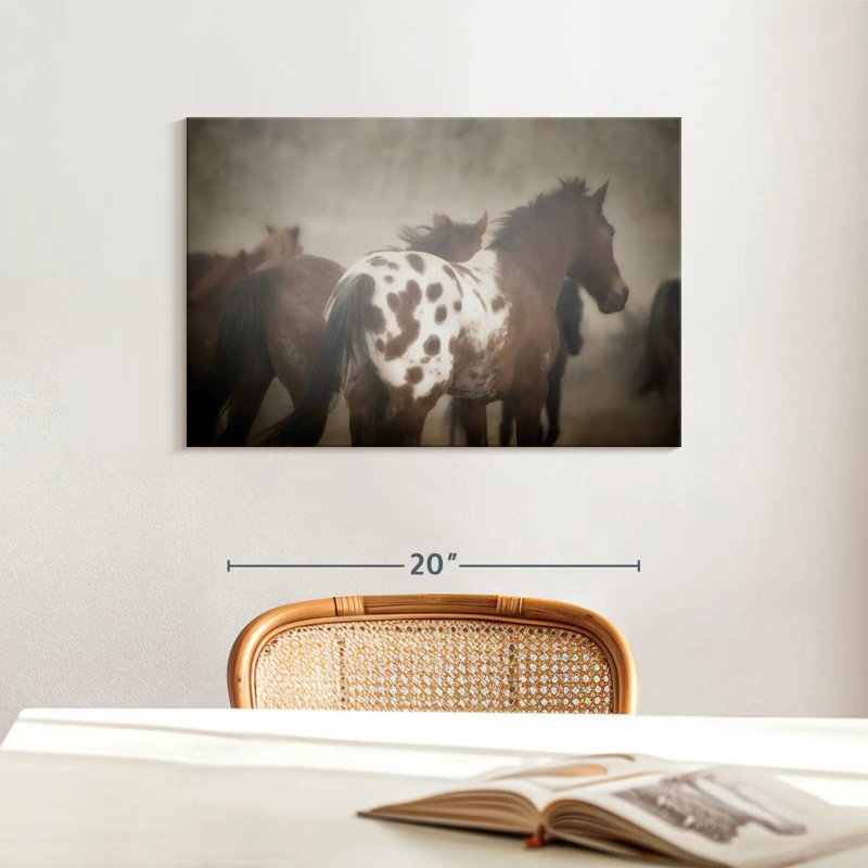 Brampt Appaloosa Herd, 16" H x 24" W