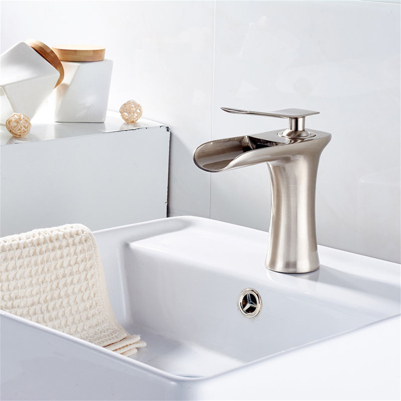 Robinet de salle de bain, robinet pour lavabo de salle de bain, robinet de salle de bain monotrou moderne