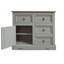 Buffet en bois massif Piumafua 34,02 po-1704221945