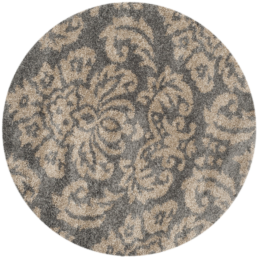Ellyona Shag Performance Abstract Rug Canora Grey Rug 