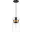 Tuley 1 - Light Mystic Black Single Pendant