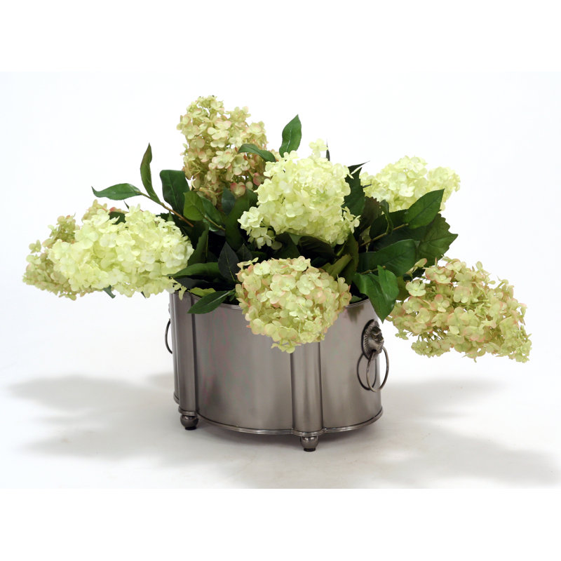 Hydrangea Arrangement in Planter