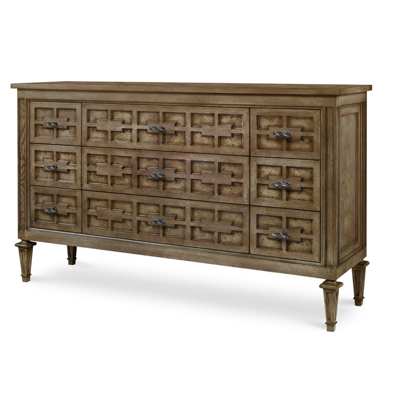 Casa Bella 9 - Drawer Dresser, Timber Gray