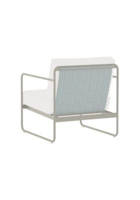 Oasis Outdoor Lounge Chair, Tan, White