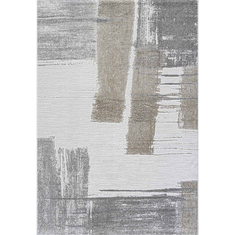 Abstract Area Rug, Rectangle 200 x 290 cm