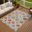 Tapis damassé intérieur / extérieur lavable à la machine ACN2288-816856069