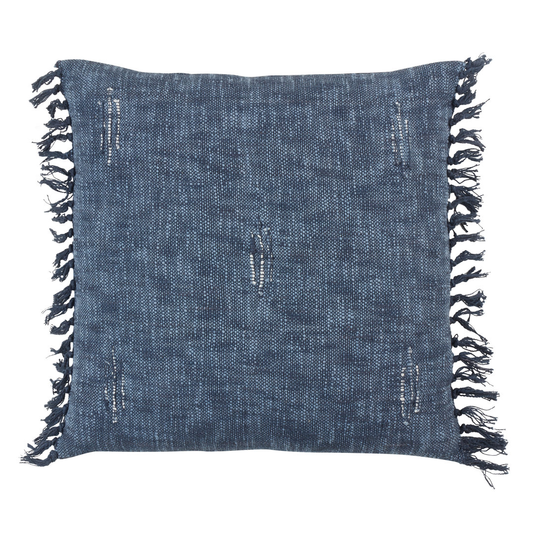 Square 100% Cotton Pillow Cover & Insert Saro