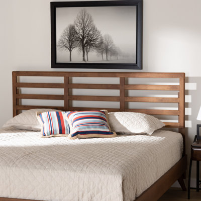 Effrem Slat Design Wood Headboard