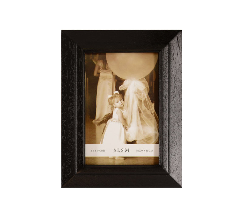 Cadre photo en bois étroit Leeson, 4 po x 6 po