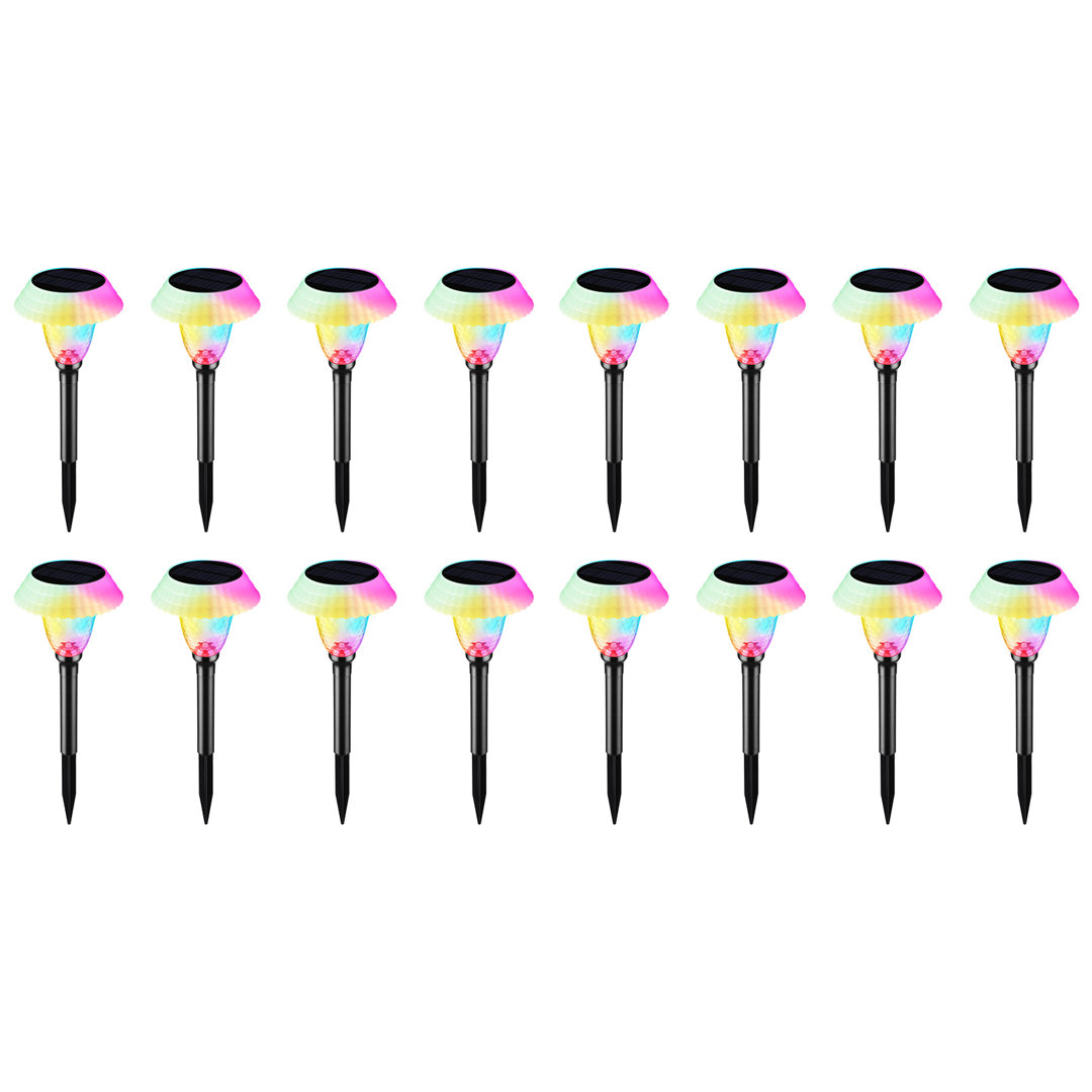 Low Voltage Integrated LED Metal Landscape Spotlights Color Temperature Selectable (Set of 16) LEDVANS