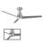 52" 3 - Blade Outdoor/Indoor Smart Propeller Ceiling Fan with Light Kit with Selectable Color Temperature Included, Works With Alexa and iOS or Android App-48482690-48482689