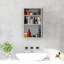 Armoire de salle de bain à miroir HOMcom