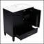 Meuble-lavabo de style rétro 30 po avec lavabo, rangement multifonctionnel et porte à fermeture en douceur-1091194919