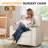 33.46’’ Nursery Rocking Chair, Upholstered Swivel Recliner-948239224