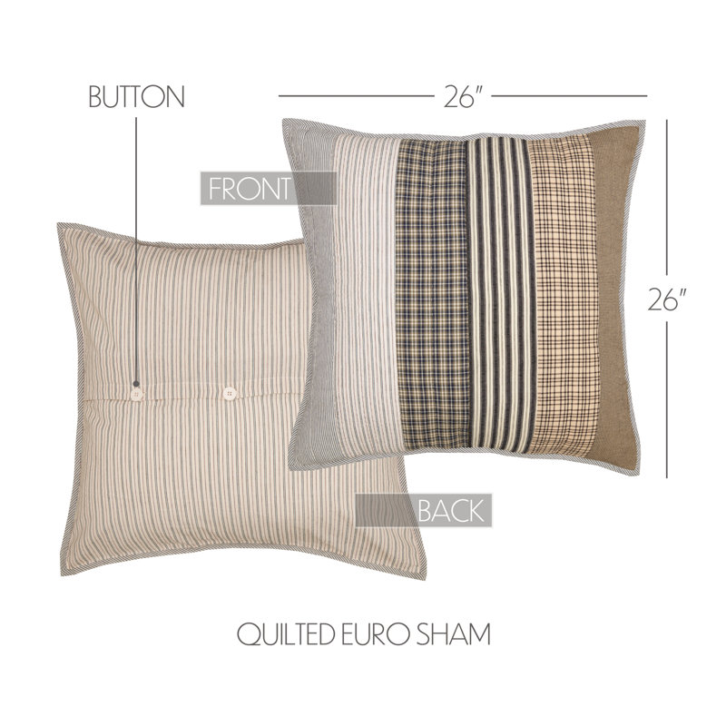 Ashmont Quilted Euro Sham
