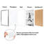Cadre photo Americanflat - ensemble de 2 - cadre avec passe-partout - plexiglas poli-101210530-101177769