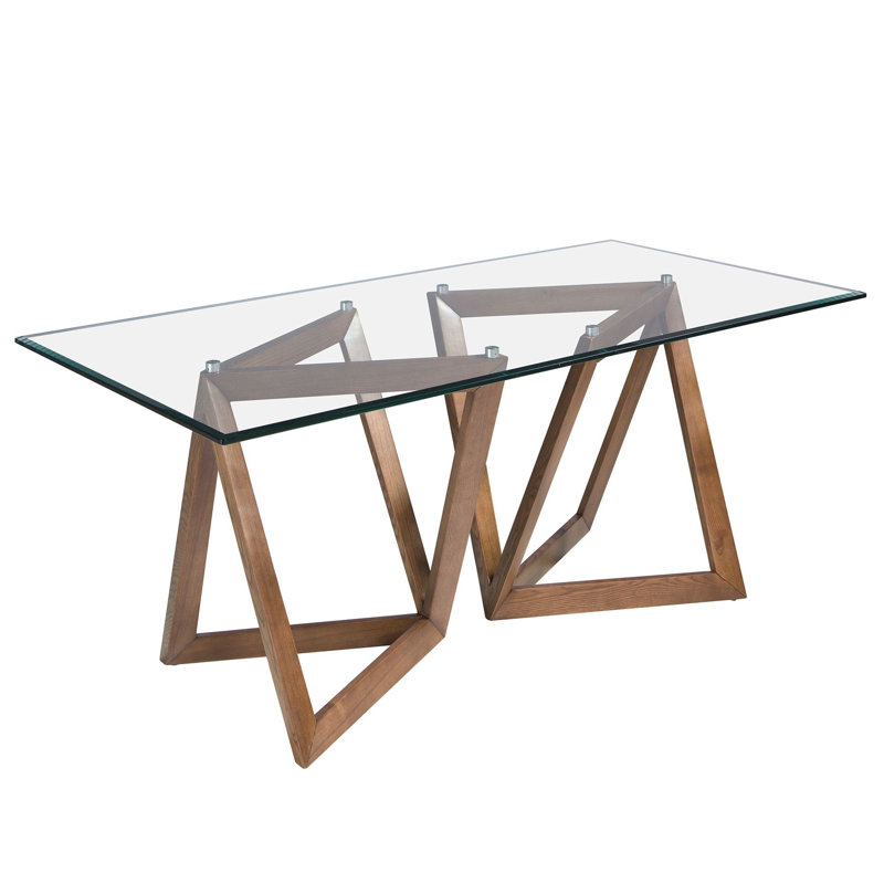 Glass Top Dining Table
