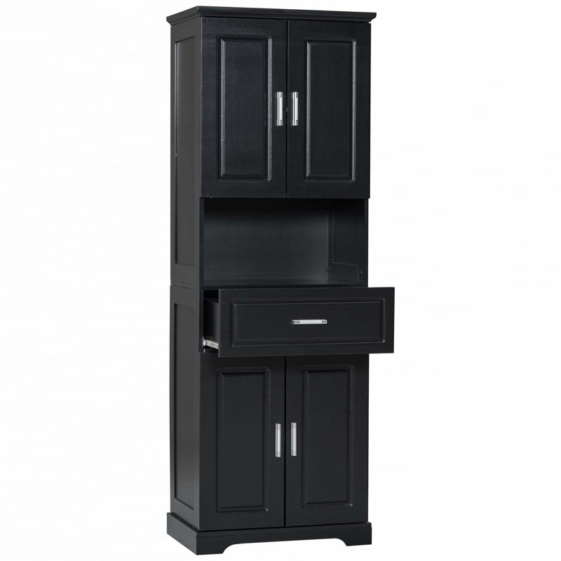 Armoire de salle de bain haute avec quatre portes