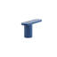 Bouton d'armoire en forme de L de style Mid-Century moderne de ROUS, polo en aluminium mat (bleu marine) -111448828-119559193