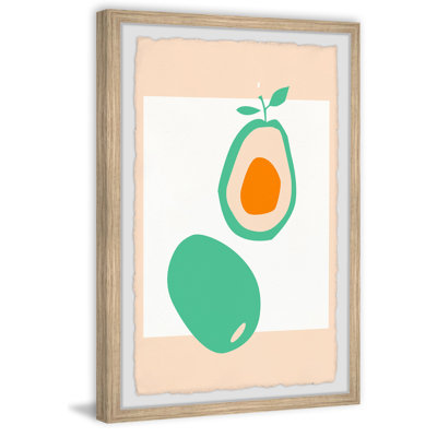 Sliced Avocado by Marmont Hill - Single Picture Frame Painting