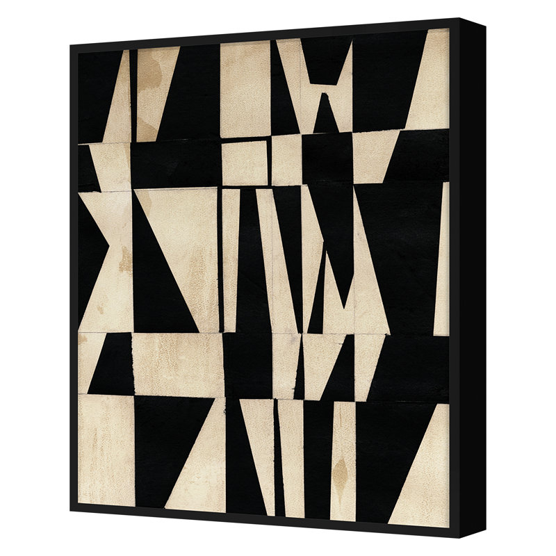 Cosine 2 Print by Susan Gillette, 30" H x 24" W x 2" D, Black
