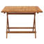 Moraga 4 - Person Acacia Solid Wood Patio Dining Set Square Table