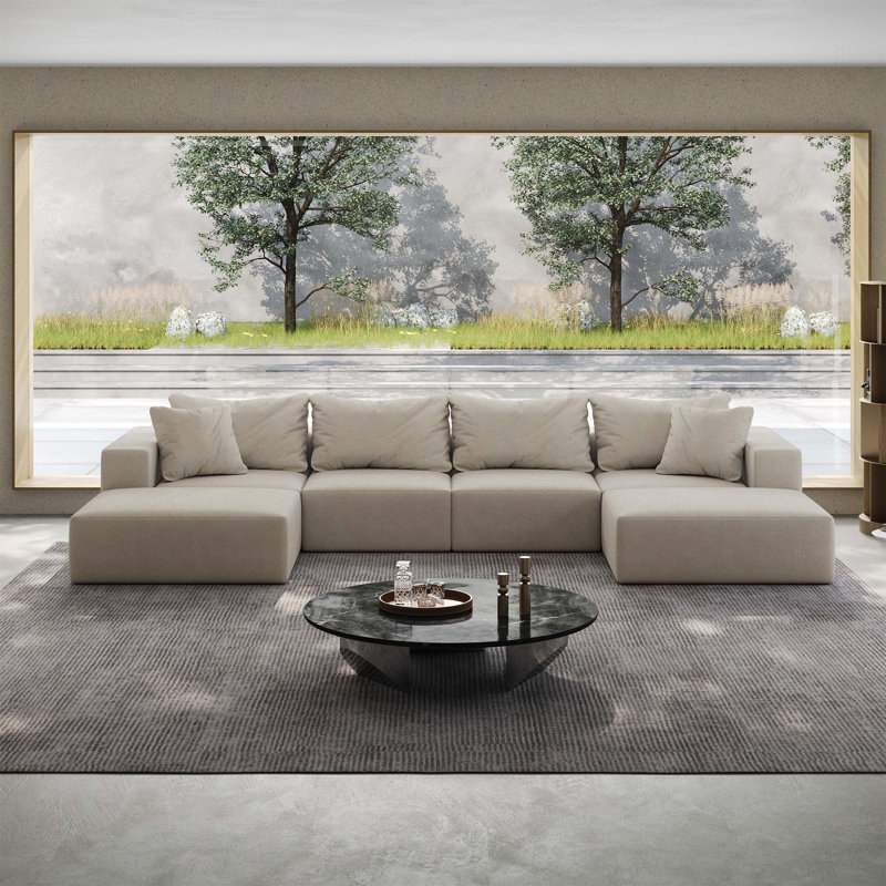 Canapé modulaire exquis pour la maison, offrant un confort, un style et une flexibilité inégalés pour transformer les espaces de vie