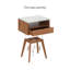 Table de chevet avec tiroir James