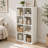 8 Cube White Storage Bookcase