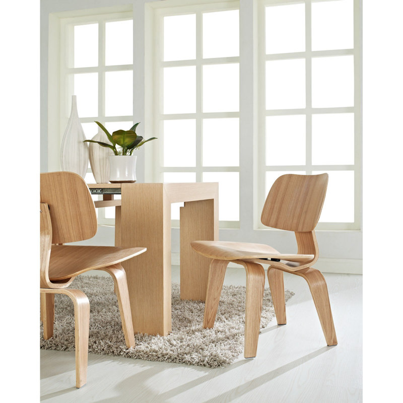 Modway Fathom Dining Chair, Natural, 2
