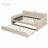Versatile Upholstered Daybed with Pull-Out Trundle for Extra Sleeping Space-390149657