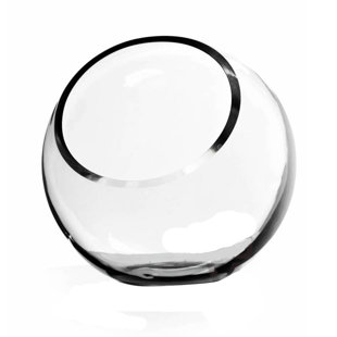 Vase bol à bulles inclinées