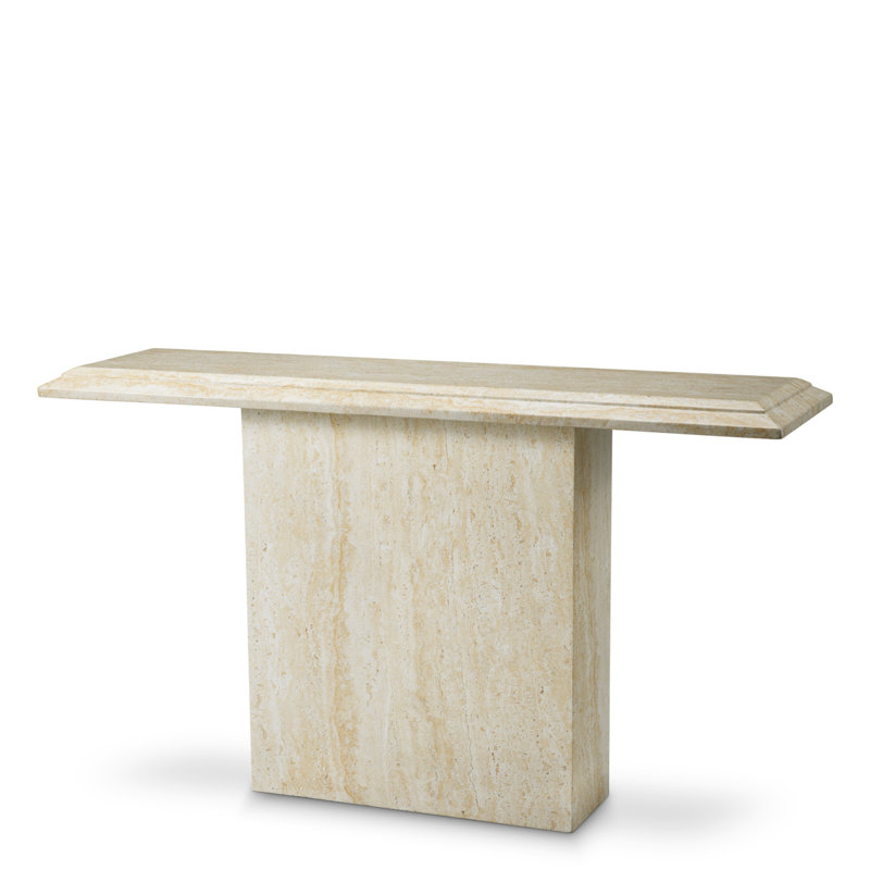 Outdoor Console Table Charles Faux Travertine