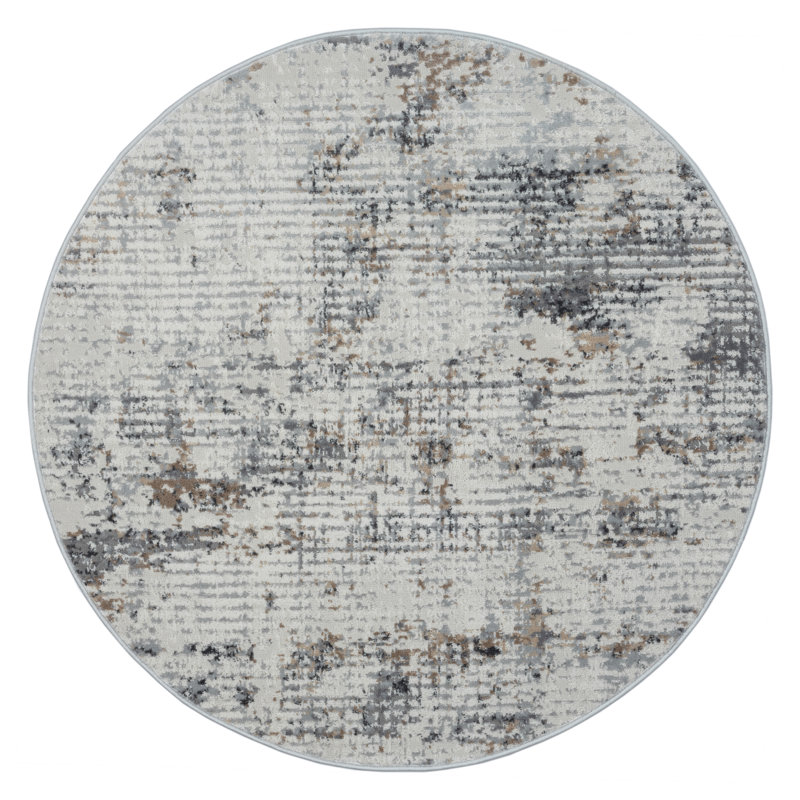 Jolie cream Rug, Round 120cm
