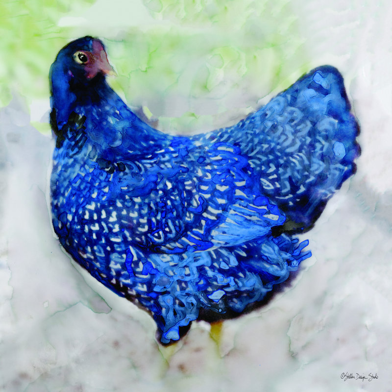 " Rooster " by Stellar Design Studio, 12" H x 12" W, Wrapped Canvas