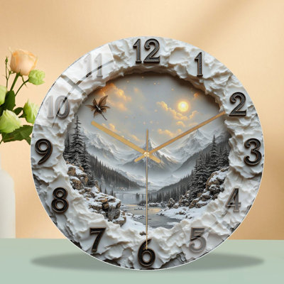 Horloge murale 12 po