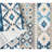 TOWN & COUNTRY EVERYDAY Dahlia Southwestern Stripe Outdoor Rug Blue Multi-97549330