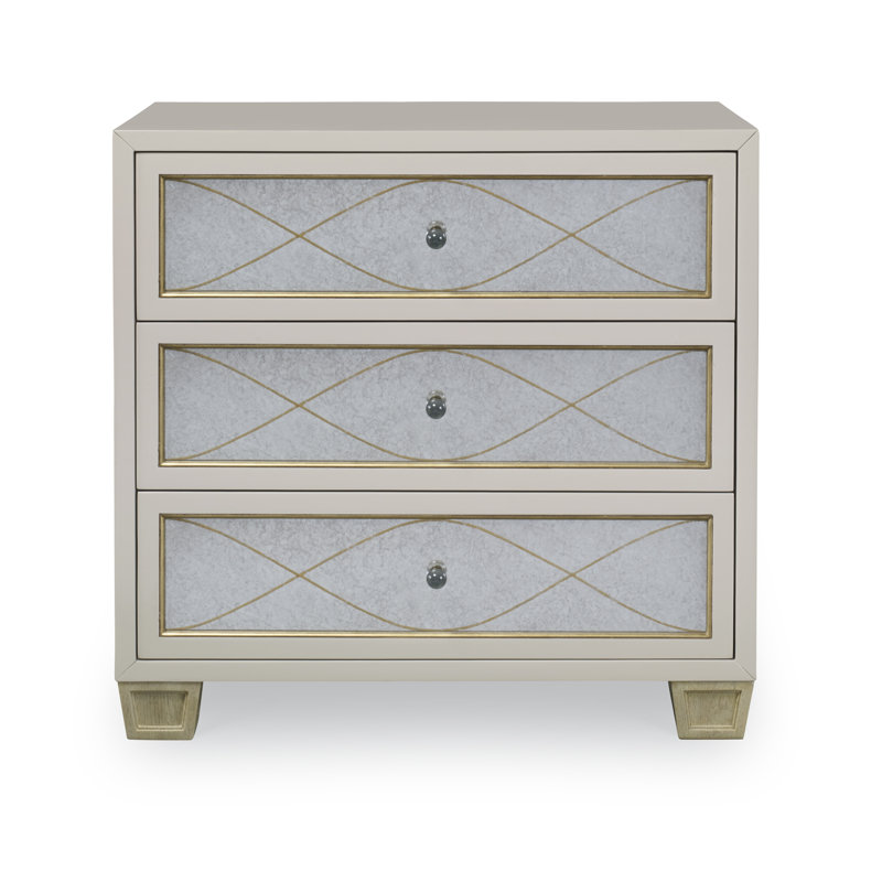 Carrier And Company Case 3 - Drawer Solid Wood Nightstand