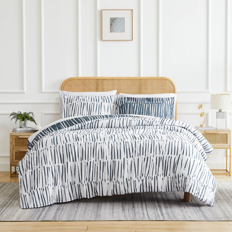 Ensemble de housse de couette réversible Spirit, Housse de couette très grand + 2 taies décorativ