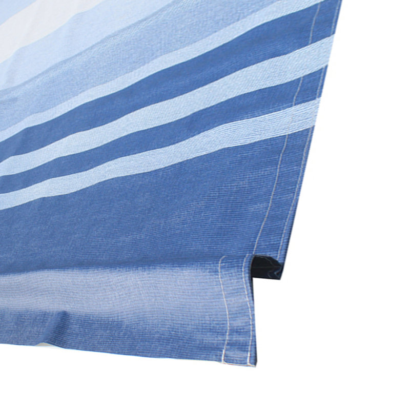 Auvent de remplacement, Bleu rayé, l 134 po x P 96 po