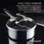 Circulon Steelshield C Series Stainless Steel induction Hybrid Nonstick Dishwasher Safe 26cm / 7.6 Litre Stockpot with Toughened Glass Lid
