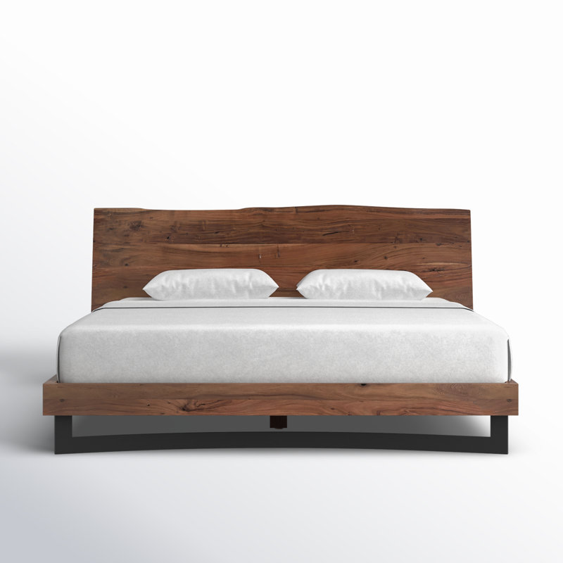 Burnell Solid Wood Low Profile Platform Bed, King