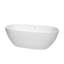 Baignoire de trempage autoportante en acrylique 67 po. X 32 po. Juno-50480662