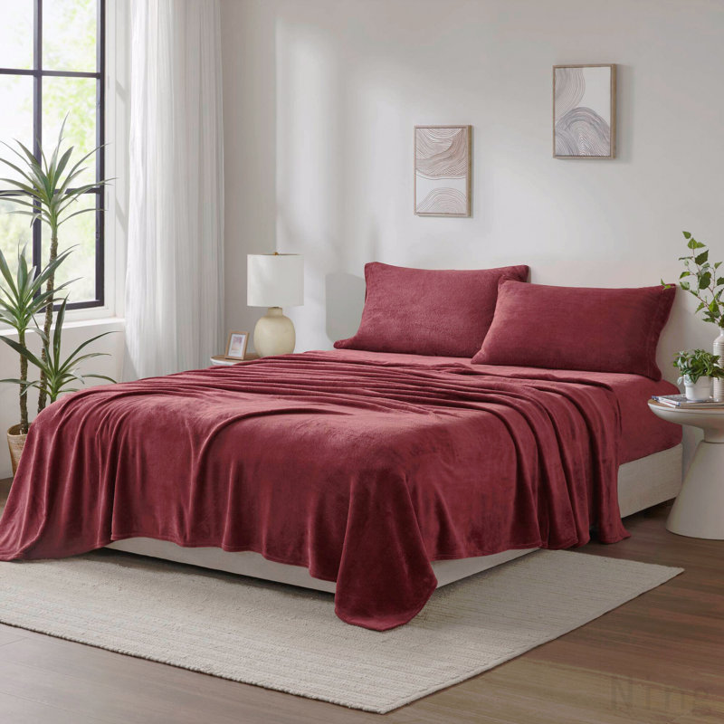 Ensemble de draps 4 pièces, Édredon double / grand + 4 pièces supplémentair